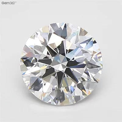 2.59ct D SI1 Rare Carat Ideal Cut Round Lab Grown Diamond