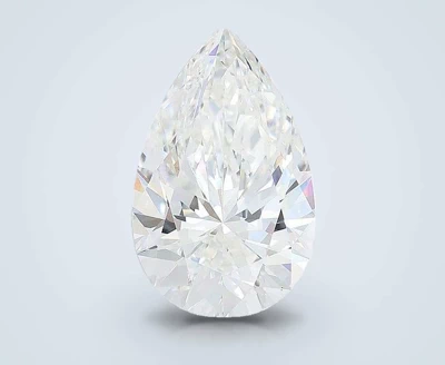 5.54ct F VS1 Rare Carat Ideal Cut Pear Lab Grown Diamond