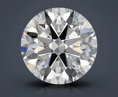 4.01ct I SI1 Rare Carat Ideal Cut Round Diamond