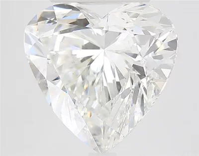 6.11ct F VS2 Rare Carat Ideal Cut Heart Lab Grown Diamond