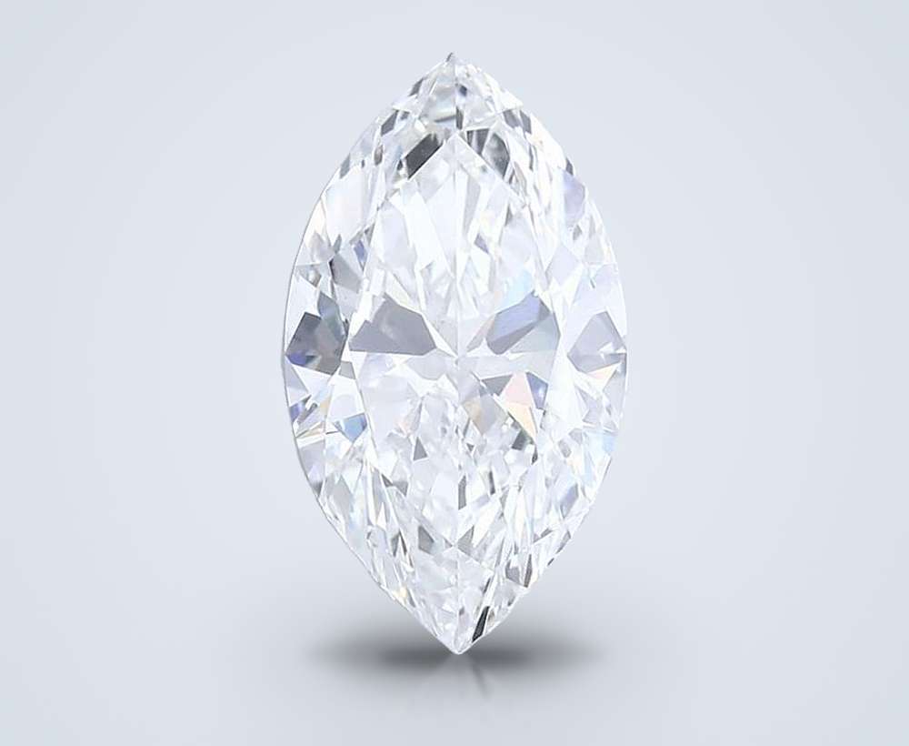 15.09ct F VVS2 Rare Carat Ideal Cut Marquise Lab Grown Diamond