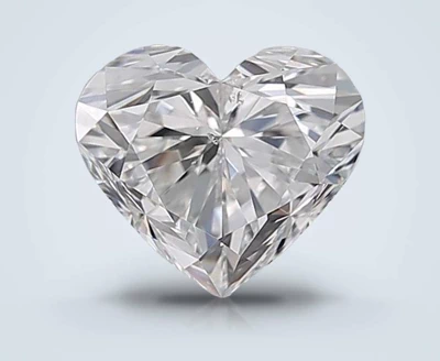 1.01ct E SI1 Rare Carat Ideal Cut Heart Diamond