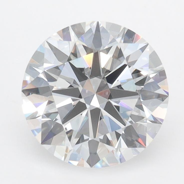 2.01ct D VVS1 Rare Carat Ideal Cut Round Lab Grown Diamond
