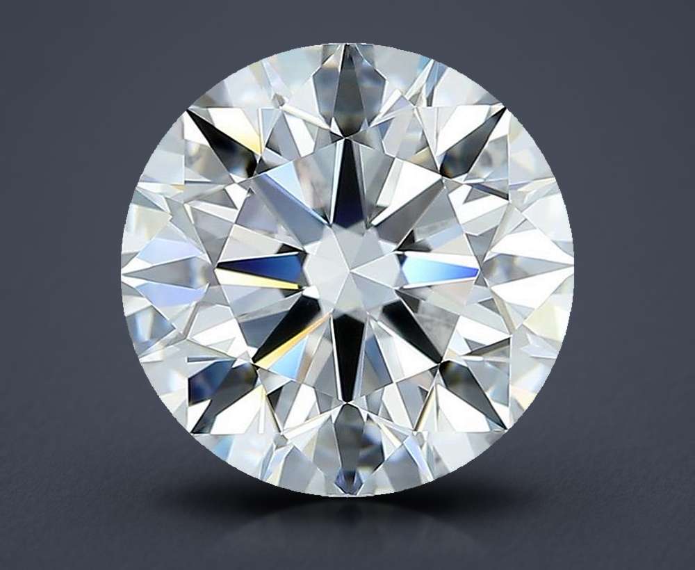 3.42ct G VS1 Rare Carat Ideal Cut Round Diamond