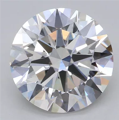 2.53ct F VVS2 Excellent Cut Round Lab Grown Diamond