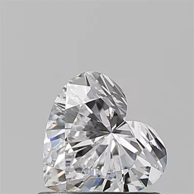 0.65ct D VVS1 Rare Carat Ideal Cut Heart Diamond
