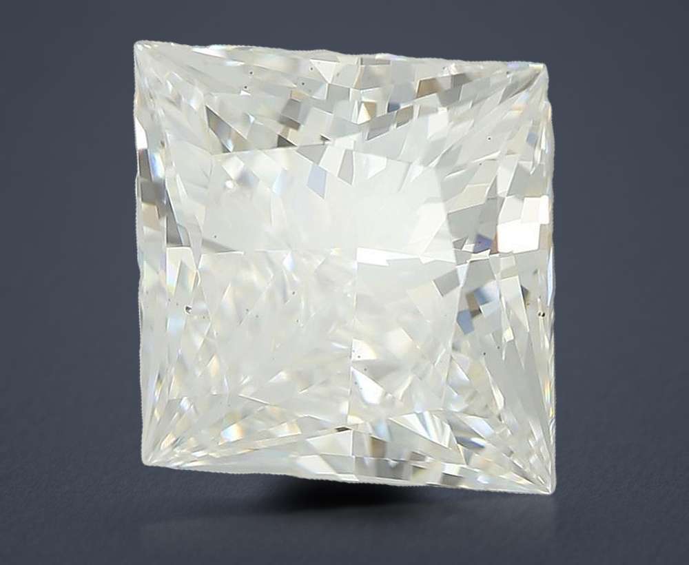 3.52ct E VS2 Rare Carat Ideal Cut Princess Lab Grown Diamond
