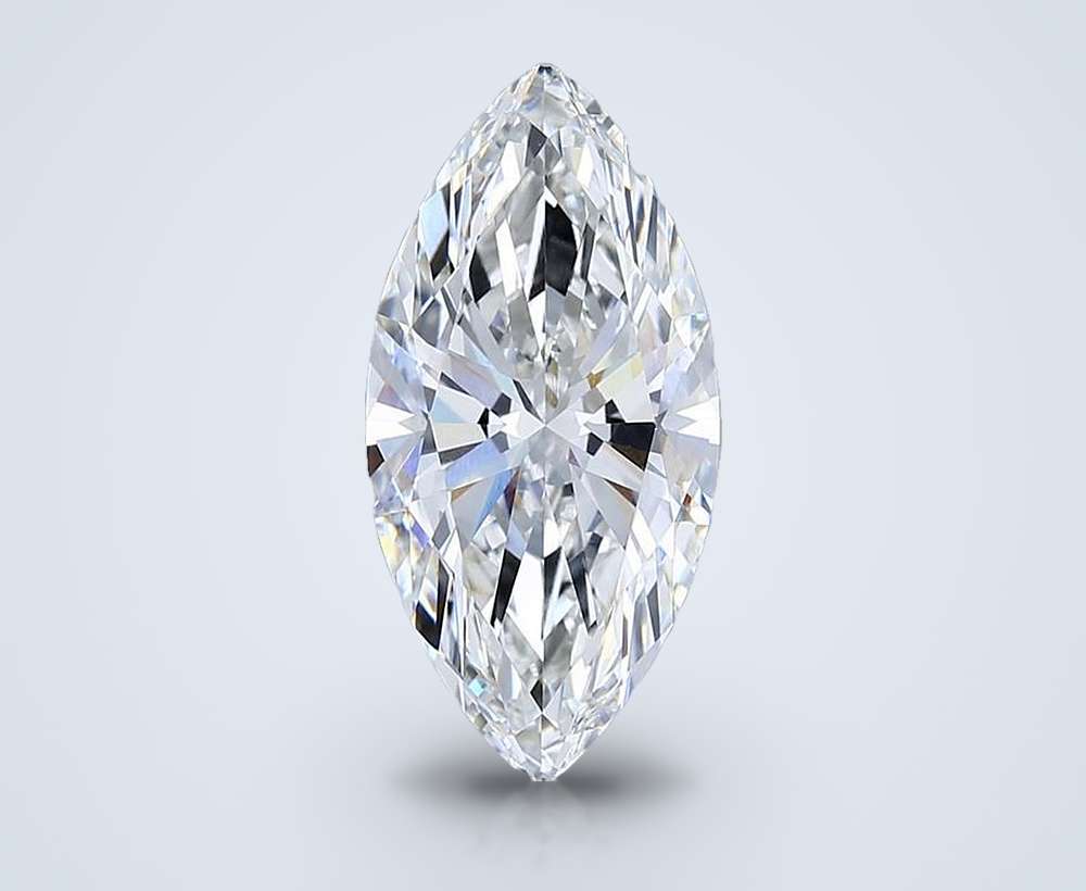 9.02ct F VVS2 Rare Carat Ideal Cut Marquise Lab Grown Diamond