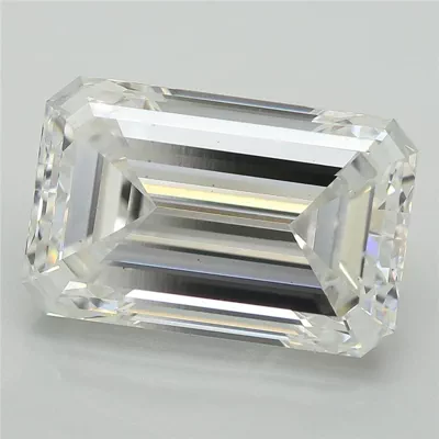 5.38ct E VS1 Excellent Cut Emerald Lab Grown Diamond
