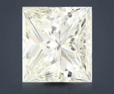 3.02ct K VS1 Rare Carat Ideal Cut Princess Diamond
