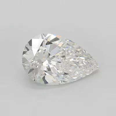 4.31ct F VVS2 Rare Carat Ideal Cut Pear Lab Grown Diamond