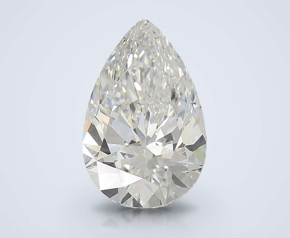 4.31ct F VVS2 Rare Carat Ideal Cut Pear Lab Grown Diamond