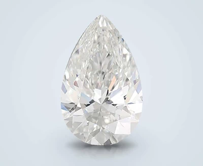 7.07ct F VS1 Rare Carat Ideal Cut Pear Lab Grown Diamond