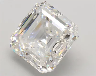 9.54ct F VVS2 Rare Carat Ideal Cut Asscher Lab Grown Diamond