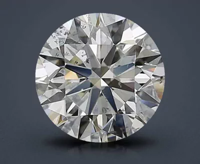 3.01ct J SI2 Rare Carat Ideal Cut Round Diamond
