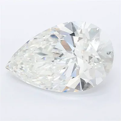 12.10ct F VVS2 Rare Carat Ideal Cut Pear Lab Grown Diamond
