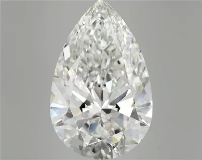 12.22ct F VS1 Rare Carat Ideal Cut Pear Lab Grown Diamond