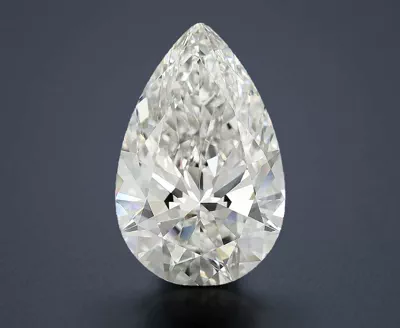 12.22ct F VS1 Rare Carat Ideal Cut Pear Lab Grown Diamond