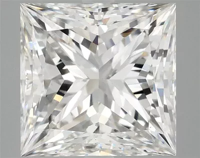 5.09ct G VS1 Rare Carat Ideal Cut Princess Lab Grown Diamond