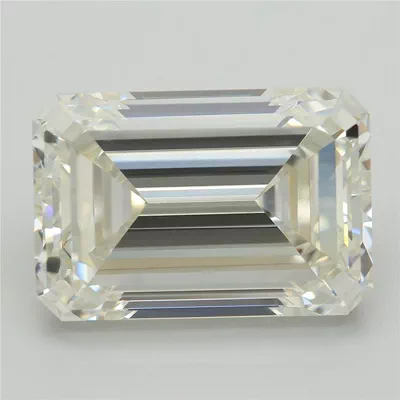 10.23ct J VVS2 Excellent Cut Emerald Lab Grown Diamond