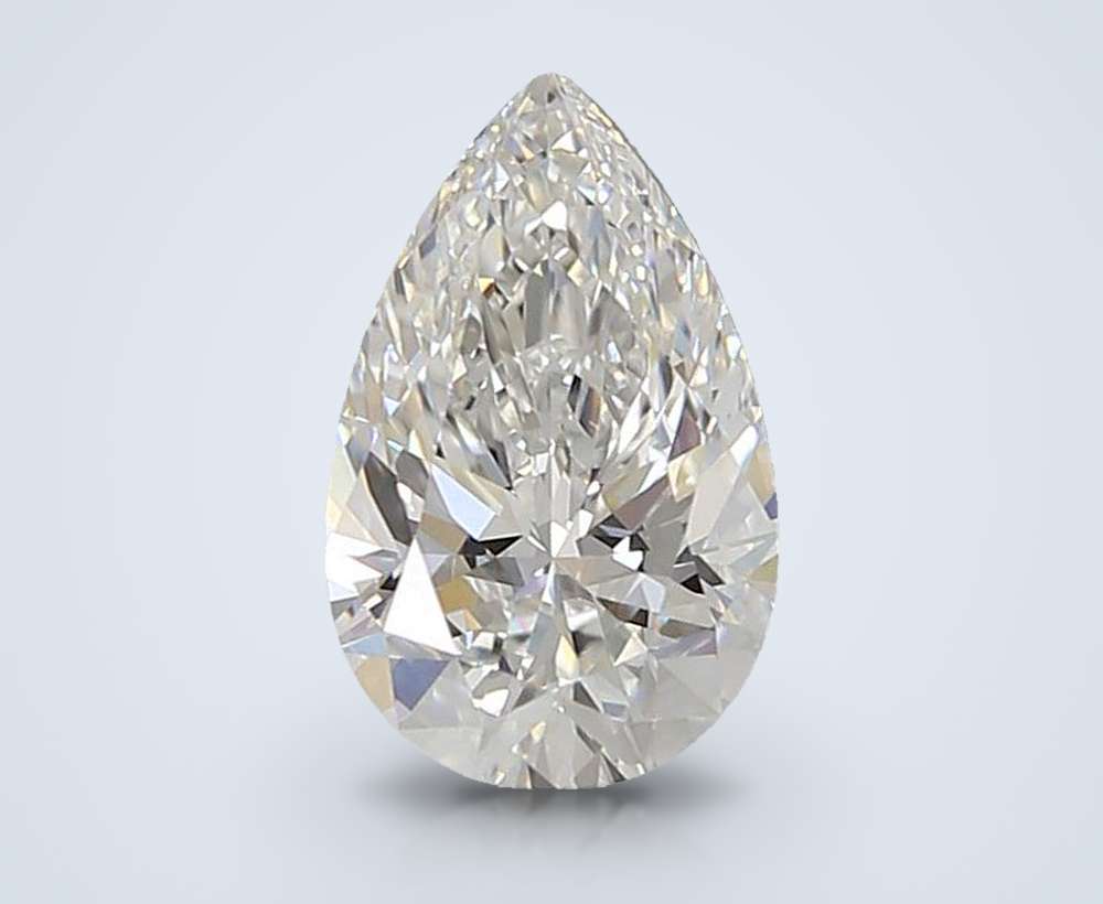 1.76ct E VVS2 Rare Carat Ideal Cut Pear Lab Grown Diamond