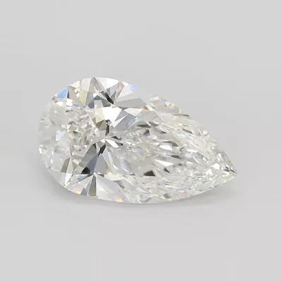 4.35ct F VS1 Rare Carat Ideal Cut Pear Lab Grown Diamond
