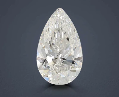 4.35ct F VS1 Rare Carat Ideal Cut Pear Lab Grown Diamond
