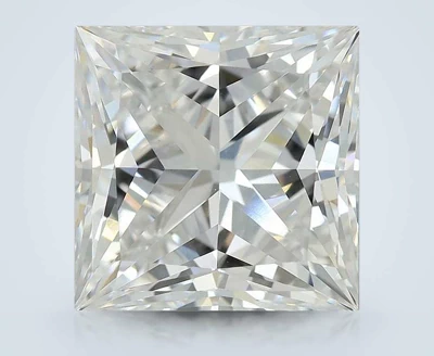 5.54ct E VVS2 Rare Carat Ideal Cut Princess Lab Grown Diamond