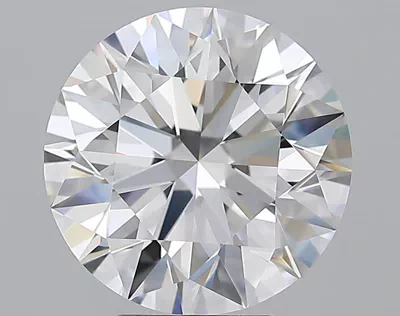 4.58ct D FL Rare Carat Ideal Cut Round Diamond