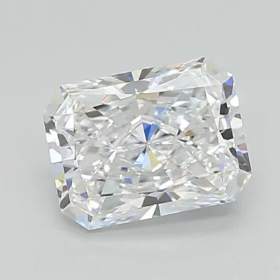 2.05ct D VVS1 Rare Carat Ideal Cut Radiant Lab Grown Diamond