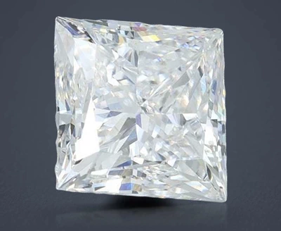 1.76ct G VVS2 Rare Carat Ideal Cut Princess Lab Grown Diamond