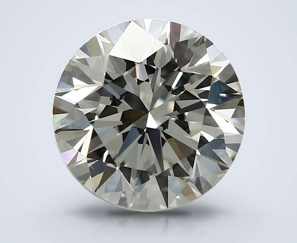 2.09ct K VVS2 Rare Carat Ideal Cut Round Diamond
