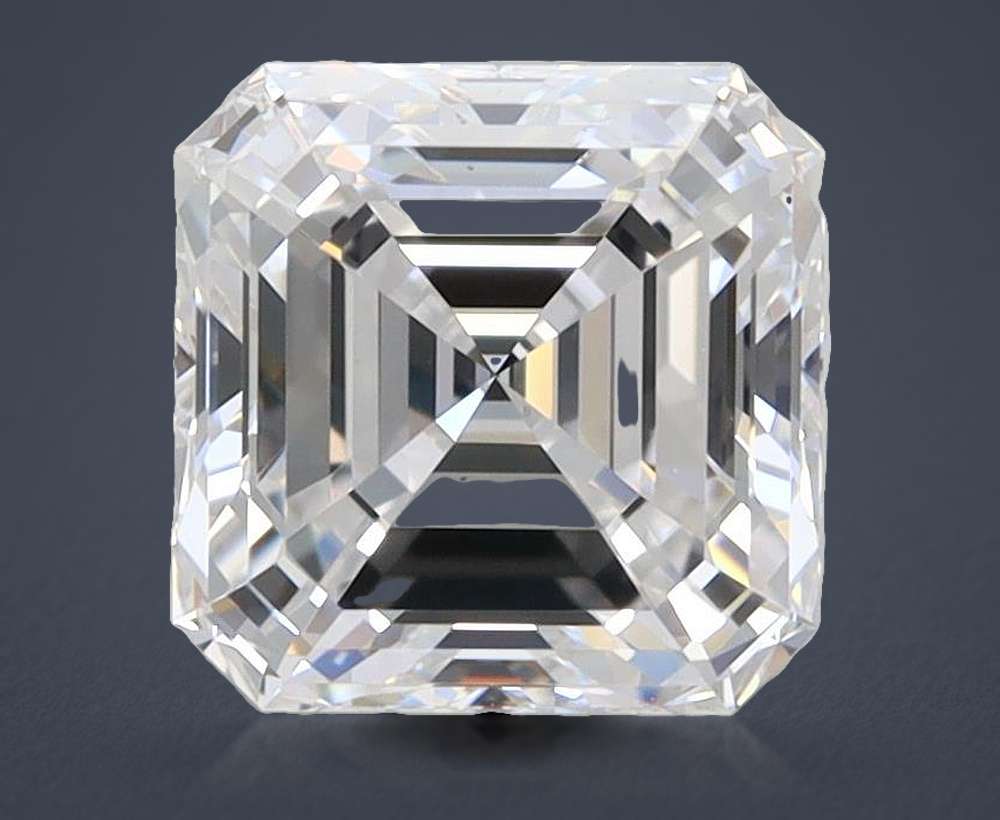 1.56ct D VS2 Rare Carat Ideal Cut Asscher Lab Grown Diamond