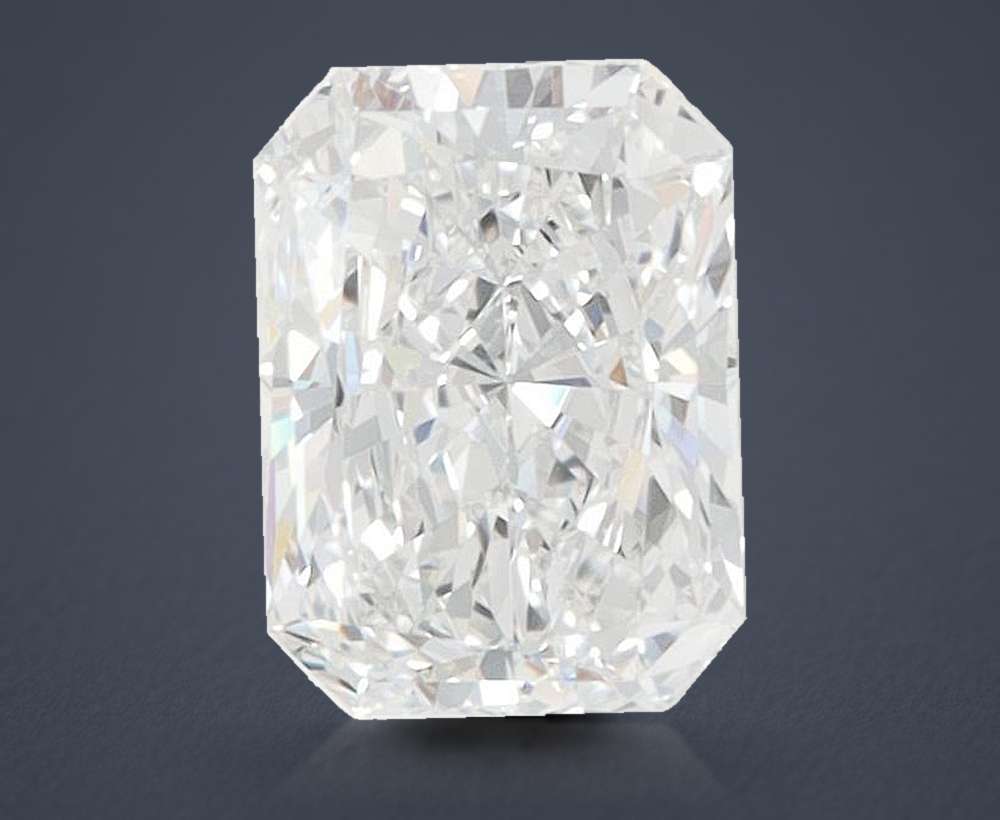 1.19ct D VVS1 Rare Carat Ideal Cut Radiant Lab Grown Diamond