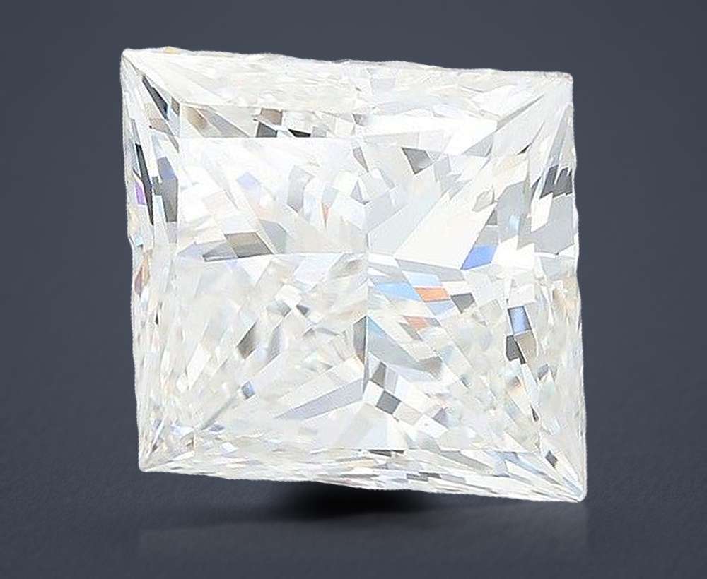 9.00ct G VS1 Rare Carat Ideal Cut Princess Lab Grown Diamond