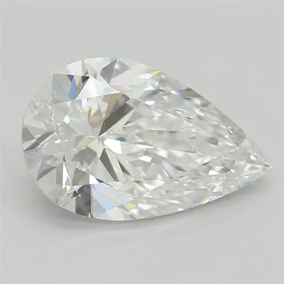1.40ct D VS2 Rare Carat Ideal Cut Pear Lab Grown Diamond