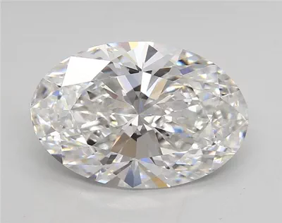 4.38ct E VVS1 Rare Carat Ideal Cut Oval Lab Grown Diamond