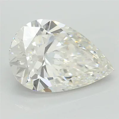 1.59ct F VVS2 Rare Carat Ideal Cut Pear Lab Grown Diamond