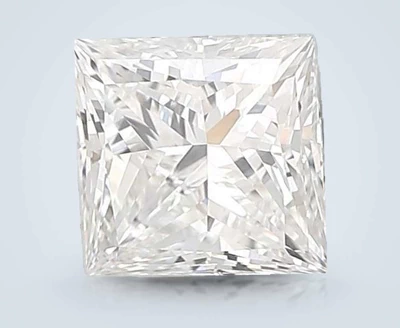 3.02ct F VVS2 Rare Carat Ideal Cut Princess Lab Grown Diamond