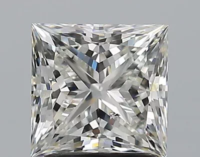 1.81ct I SI1 Rare Carat Ideal Cut Princess Diamond