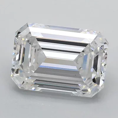 2.08ct D VS1 Rare Carat Ideal Cut Emerald Lab Grown Diamond