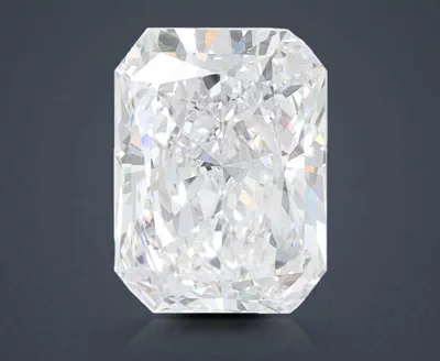 2.06ct D VVS1 Rare Carat Ideal Cut Radiant Lab Grown Diamond