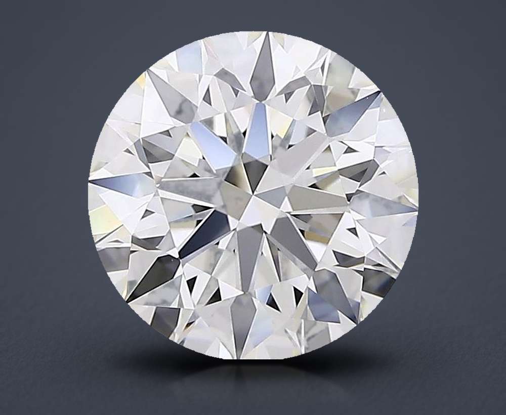 3.03ct J VS1 Rare Carat Ideal Cut Round Diamond