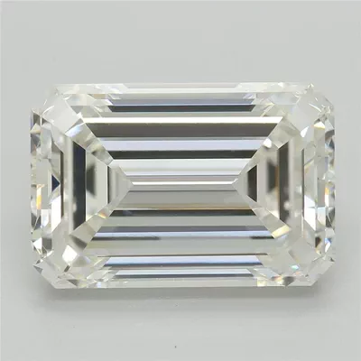 6.55ct G VVS2 Excellent Cut Emerald Lab Grown Diamond