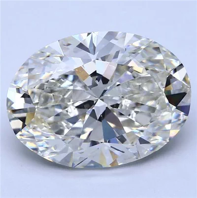8.63ct H VVS2 Rare Carat Ideal Cut Oval Lab Grown Diamond
