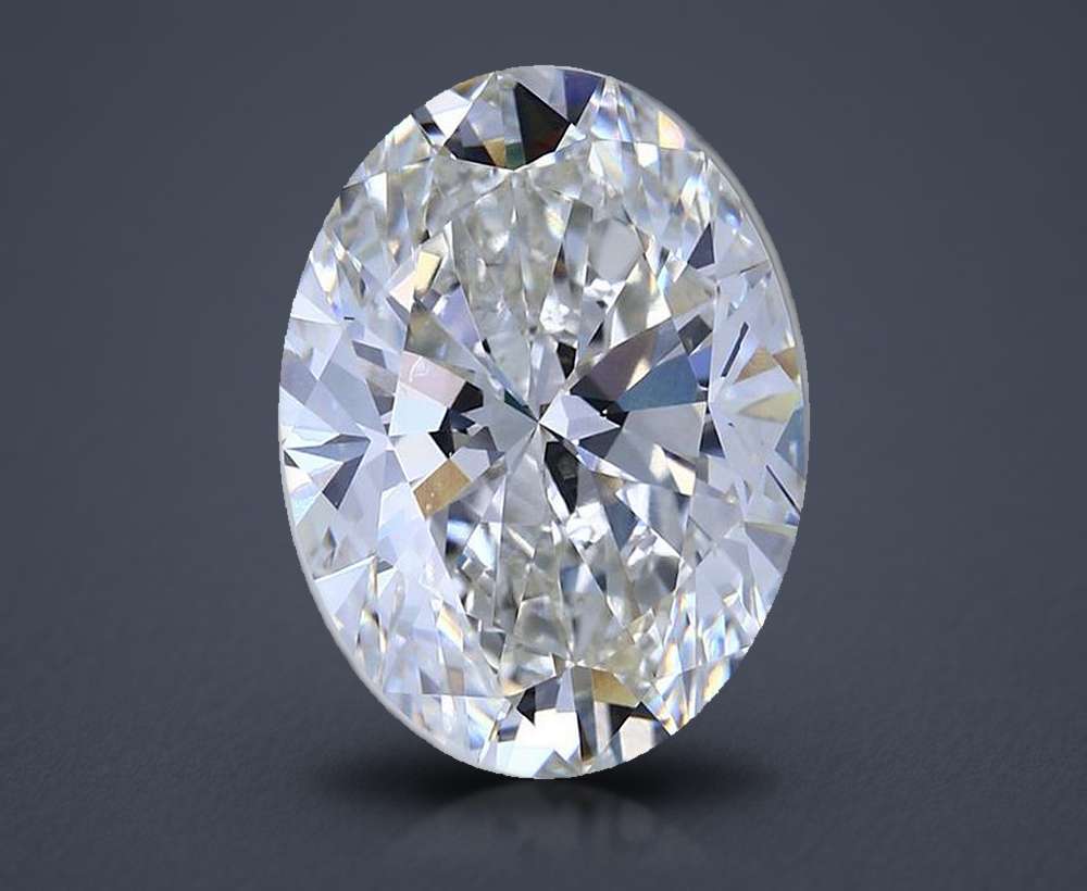 8.63ct H VVS2 Rare Carat Ideal Cut Oval Lab Grown Diamond