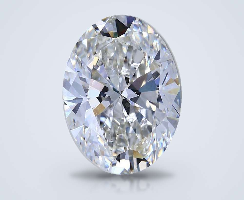 8.63ct H VVS2 Rare Carat Ideal Cut Oval Lab Grown Diamond