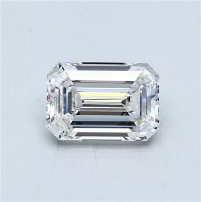 4.02ct E VVS2 Rare Carat Ideal Cut Emerald Diamond