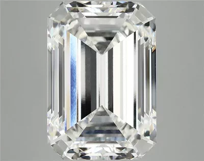 13.16ct F VVS2 Rare Carat Ideal Cut Emerald Lab Grown Diamond