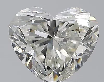 3.01ct J SI2 Rare Carat Ideal Cut Heart Diamond